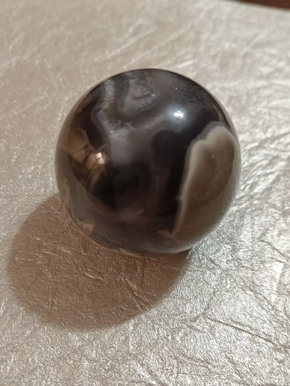 Polished Volcano Agate Decorative Sphere - Home Accents Crystal